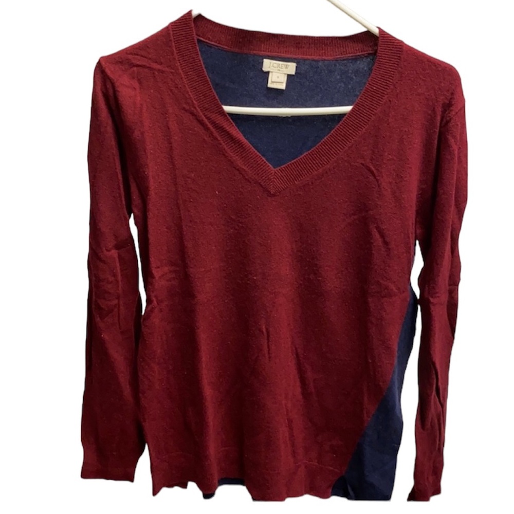 J. Crew Sweater Shirt color block